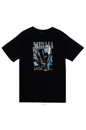 Köstebek Nirvana - Kurt Cobain Mtv Unplugged Unisex Tişört