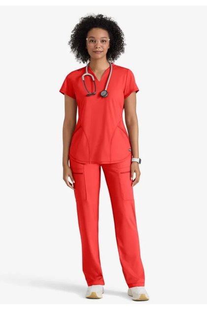 Define Grst249 – Grsp685T Women's Scrubs – Imported, 360 ° Flexible, Wrinkle-Resistant, and Ultra-Comfortable Doctor and Nurse Uniform