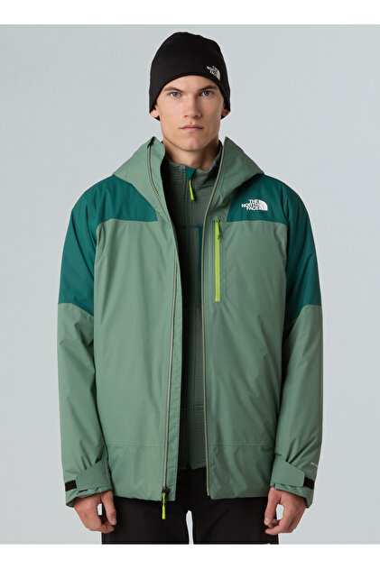 The North Face NF0A8CNT58S1-SARSEN INSULATD JACKET Yeşil Düz Erkek