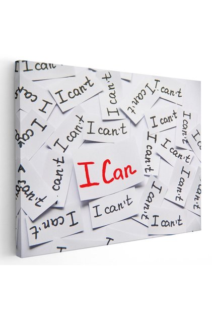 Tablou mesaj motivational i can, cod 1474
