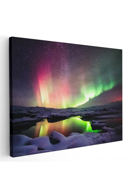 Tablou aurora boreala Jokulsarlon, Islanda, cod 1915