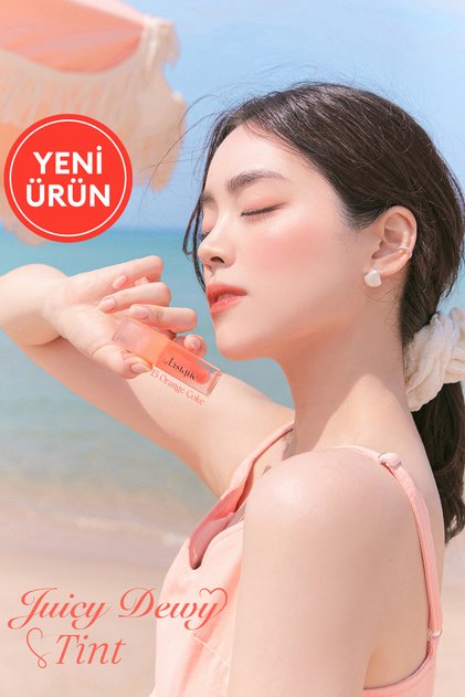 Long-Lasting Tint Juicy Dewy Tint That Offers Intense Shine and Vibrant Colors ( # 15 Orange Coke)