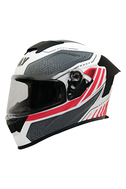 GP KOMPOZİT GP MY HELMET MKS001-WRG Yarış Spoiler Güneş Vizörlü