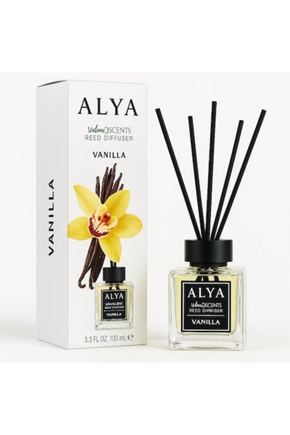 Αρωματικό Χώρου σε Ποτήρι ALYA, ΒΑΝΙΛΙΑ, 100ml