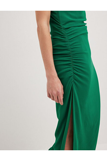 nakd green dress Neve Green Velvet Halter Dress
