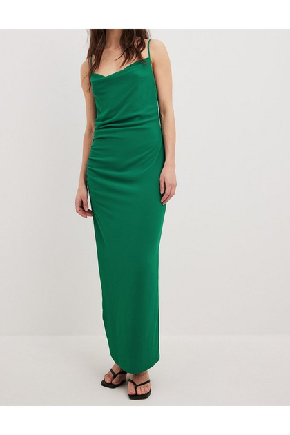 Nakd Na'kd maxi dress, green- Trendyol