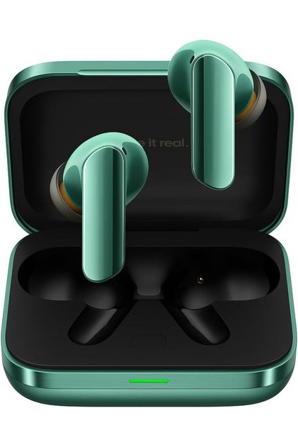 سماعات Buds Air7 Pro | سماعات أذن مزدوجة المحرك بتقنية إلغاء الضوضاء النشطة | مقاومة للماء IP55 (أخضر سباق)