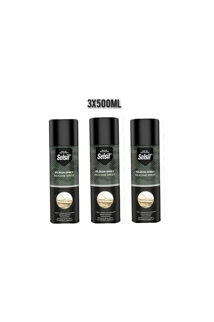 Silikon Sprey 3 x 500 ml