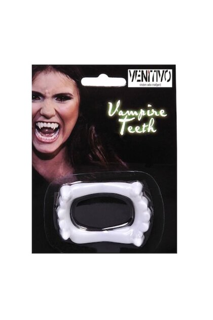 Dinți de vampir VENITIVO®, pentru deghizare la petrecerea de Halloween, culoare albă