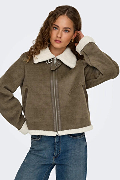 ONLY ONLKINGSTON - Übergangsjacke - rain drum/beige