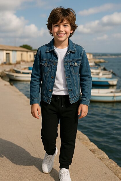 Black Comfort Plus | Fleece-Lined Thick Winter Sweatpants Girls - Boys