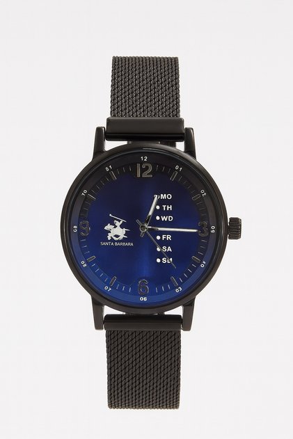 Straw Magnet Strap Day Detailed Women's Wristwatch (Fits Any Wrist)