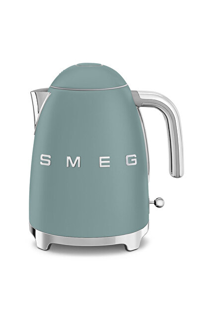 50's Style Electric Kettle, Emerald Green Matt