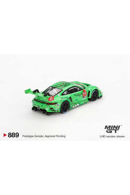 mini gt 1:64 Porsche 911 Gt3 R # 77 Ao Racing 2024 Daytona Imsa