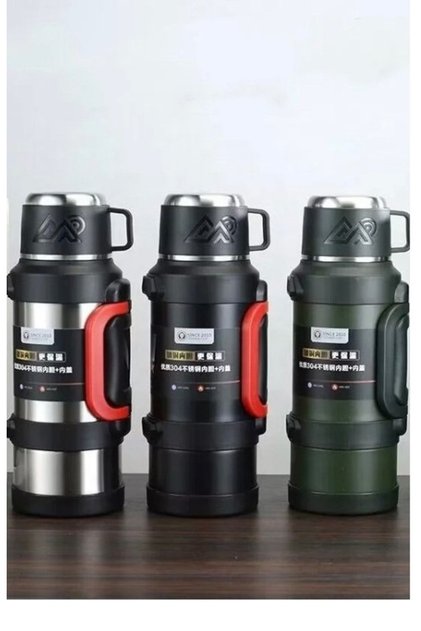 Çelik Büyük Boy Kamp Termosu 3.2 litre YK1420
