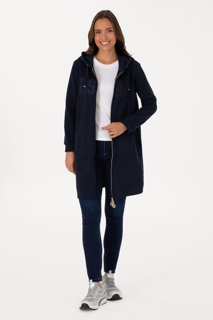 Kadın Lacivert Basic Sweatshirt 50307724-VR033