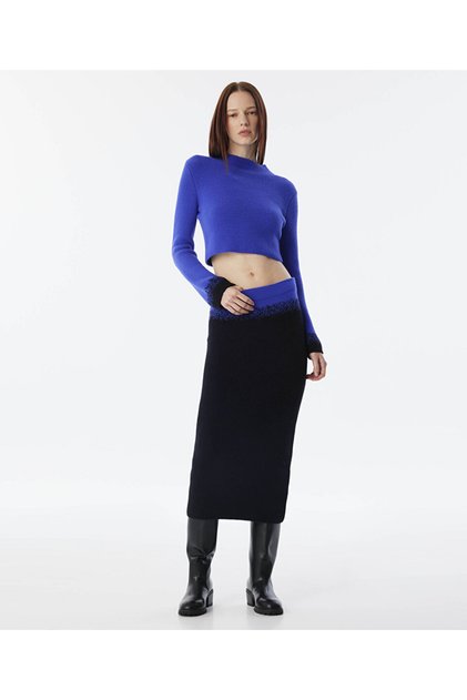 COLORBLOCK MİDİ ETEK