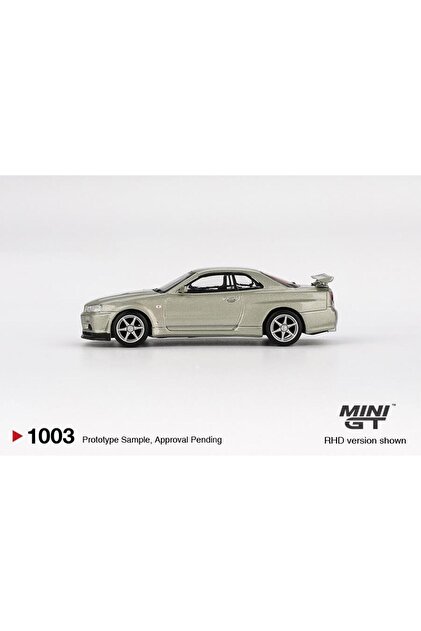 mini gt Nissan Skyline GT-R (R34) V-Spec II Nür Millenium Jade