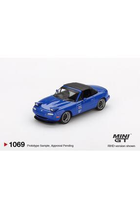 mini gt 1:64 Mazda Miata MX-5 NA Tuned Version Dark Blue Diecast