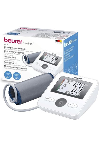 Beurer BM27 Electronic Upper Arm Blood Pressure Monitor for Home, Clinic and Hospital Use