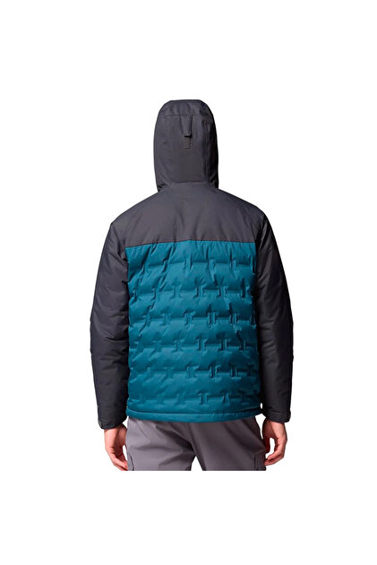 Columbia Grand Trek III Down Hooded Erkek Mavi Outdoor Mont WM7857