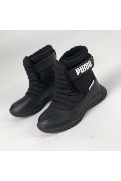 38074503 Nieve Boot Wtr Ac Ps Black-pum Çocuk Günlük Spor Ayakkabısı