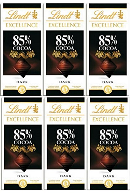 Lindt Excellence Bitter Tablet Çikolata Dark Cocoa %85 Kakao