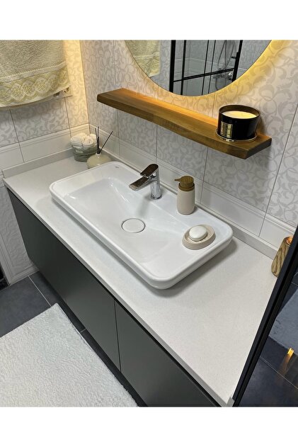 TURKUAZ Cerastyle Lal 80 Cm Tezgah Üstü Çanak Lavabo - Fiyatı