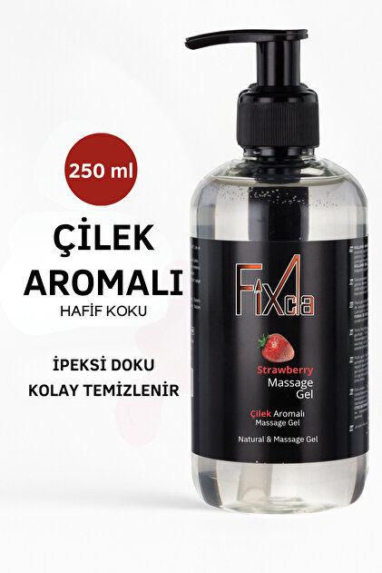 FixCla Natural & Çilek Aromalı Kayganlaştırıcı Jel Seti 250 ml x 2