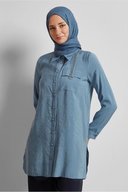 Shirt Collar Tunic 45623