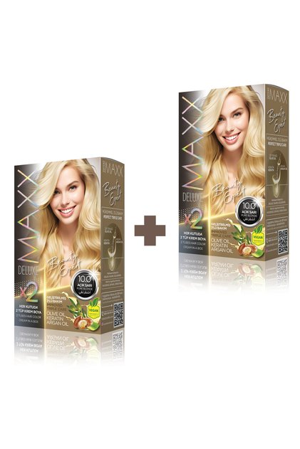 2'li Beauty Expert Set Saç Boyası 10.0 Açık Sarı