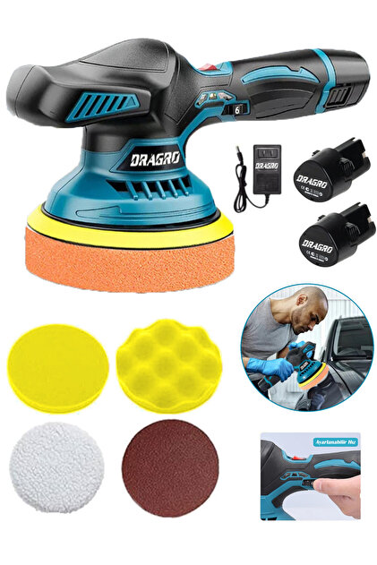 Dragro 598 Vf Orbital Devirli Kömürsüz Akülü Araç,Parke,Mermer