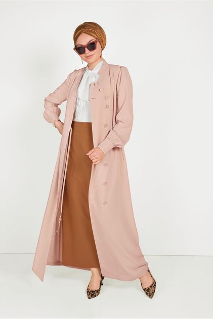 Judge Collar Buttoned Pardesü 10184