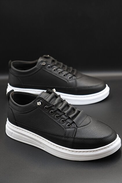EFNAN SHOES Pánske čierne denné flexibilné pohodlné prešívané ľahké poly SMART SPORTOVNÉ TOPÁNKY