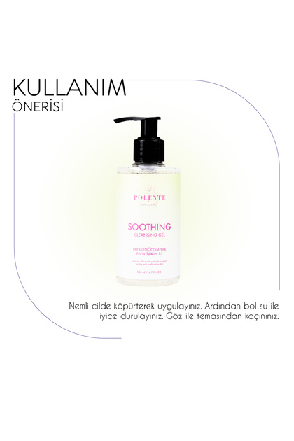 Polente Natural Soothing Cleansing Gel - Yatıştırıcı Yüz Yıkama