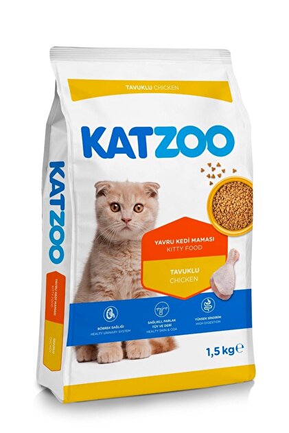 katzoo Yavru Kedi Kuru Mama 1.5 Kg | Tavuklu - Fiyatı, Yorumları