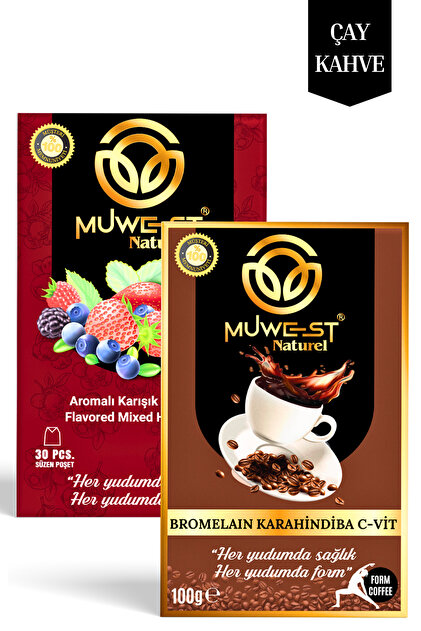 SLIM WEEK DRINK Dark Mocha 20袋 Muwest Naturel Detox Kahve Ve Detox Çay 2Lİ Set - Fiyatı, Yorumları
