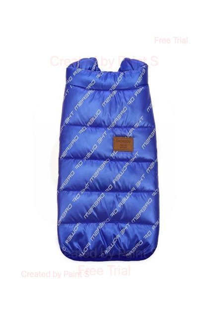 Geaca catei albastru M 25cm