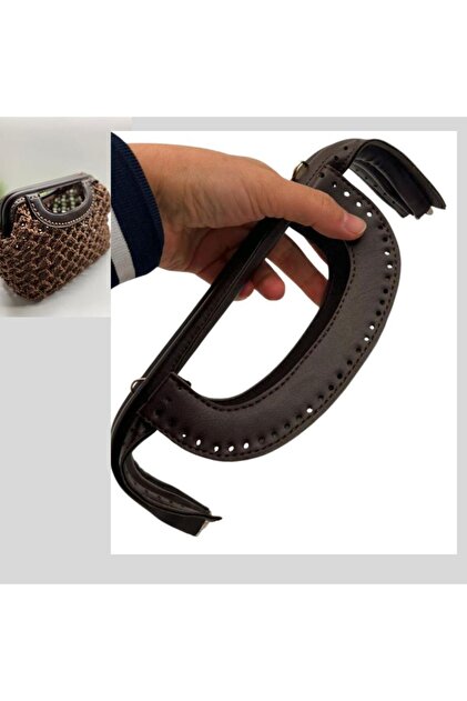 25 cm Faux Leather Dark Brown Color Hidden Bag Scholarship New Model