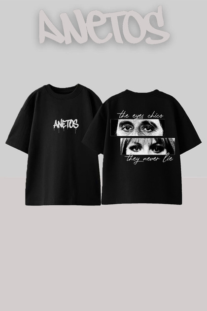 Scarface 12 Design Back Printed Cotton Black Oversize T-Shirt