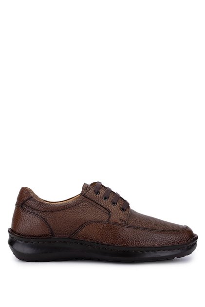 Men's Genuine Leather Brown Casual Shoes