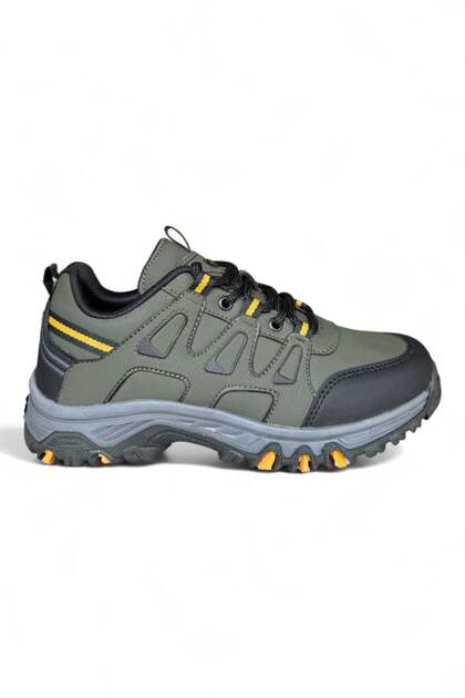 Khaki Unisex Outdoor Trekking Winter Short Boots Non-Slip Sole 777Nav