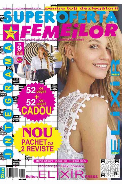 Superoferta cu integrama femeilor nr. 9,