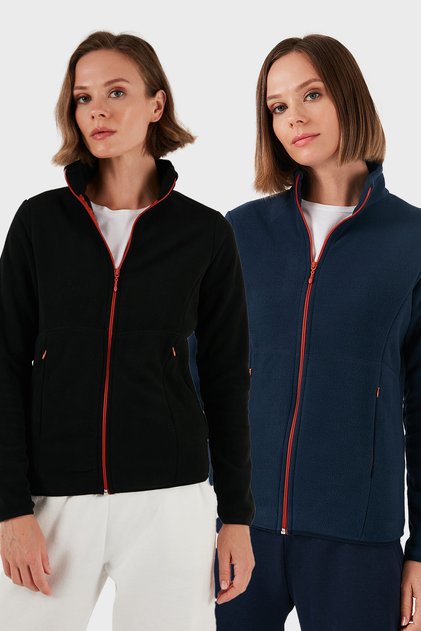 Slim Fit Anti-Pilling Non-Pilling Zippered 2-Pack Fleece Cardigan Cardigan 5907012S2