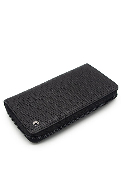 Black Gladiator Leather Unisex Wallet 21055g65