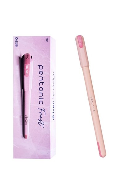 Set 10 Pixuri cu Gel Pentonic Frost, Corp Rosu, Mina Rosie, 0, 6 mm