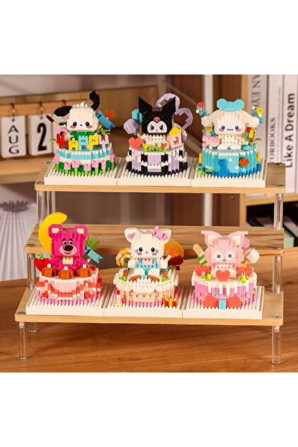 HEY GİDİ GİFT Cake Set Puzzle Yapı Oyuncak – Sevimli Cinnamoroll