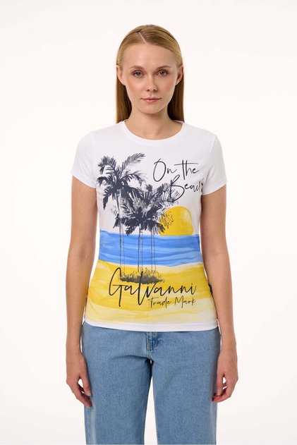 Women's T-Shirt - Anirat White