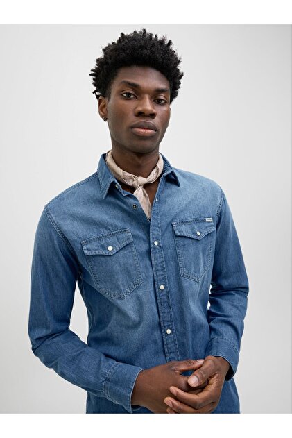 Jack & Jones Denim Gömlek- Sheridan - 12138115 - 1 - BS - Fiyatı