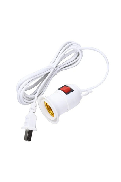 US plug in-4M 2.3/4M E27 Hanging Indoor Plants Light Holder Garden Lampholder With Cable EU /US with